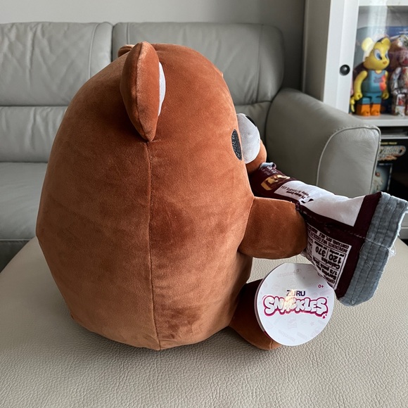 NWT - Zuru Snackles Super Sized 14” Teddy Bear Plush - Extremely Rare Find - Picture 4 of 8